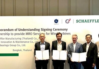 แชฟฟ์เลอร์ประกาศลงนามบันทึกความเข้าใจร่วมกับกรีน อินโนเวชั่น แอนด์ เมนเทนแนนซ์ และตั้ง แบริ่งส์กรุ๊ป เพื่อพัฒนาอุตสาหกรรมพลังงานลมในไทย