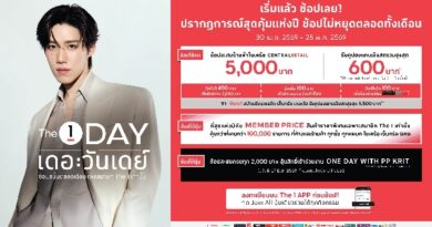 เริ่มแล้ววันนี้! The 1 Day 2026 ปรากฏการณ์สุดคุ้มแห่งปี ช้อปไม่หยุดตลอดทั้งเดือน รับคูปองแทนเงินสดสูงสุด 600 บาท ไม่มีขั้นต่ำ พร้อมสินค้าราคาสมาชิก