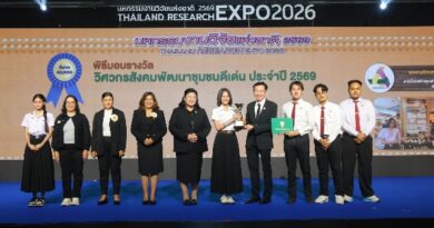 “ศุภชัย” มอบรางวัล “วิศวกรสังคมพัฒนาชุมชนดีเด่น ปี 69” ชูพลังนักศึกษา มรภ. 38 แห่ง หนุนพลังคนรุ่นใหม่ นำนวัตกรรมขับเคลื่อนชุมชนอย่างยั่งยืน