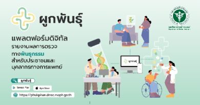 กรมวิทย์ฯ นำเสนอแพลตฟอร์มดิจิทัล “ผูกพันธุ์” เชื่อมผลตรวจพันธุกรรม ประชาชนเข้าถึงง่าย ใช้ประกอบการรักษาได้ตลอดชีวิต ลดการตรวจซ้ำโดยไม่จำเป็น